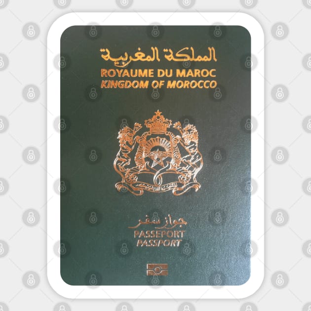 Moroccan Passport Sticker by Islanr